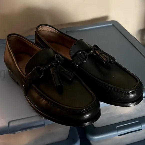 Genuine Leather Tassel Polo shoes Handmade Shoes | Italian Leather Shoes | Dress Shoes  main image 2